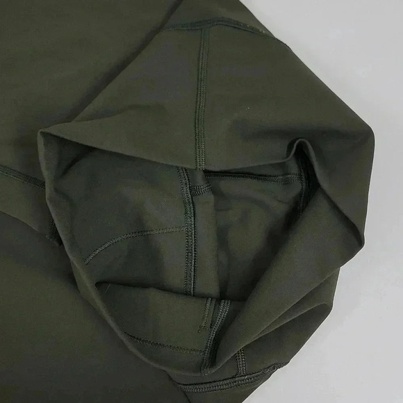 Lululemon Wunder Under Crop (High-Rise) *Full-On Luxtreme 21"Dark Olive (First - Picture 7 of 14
